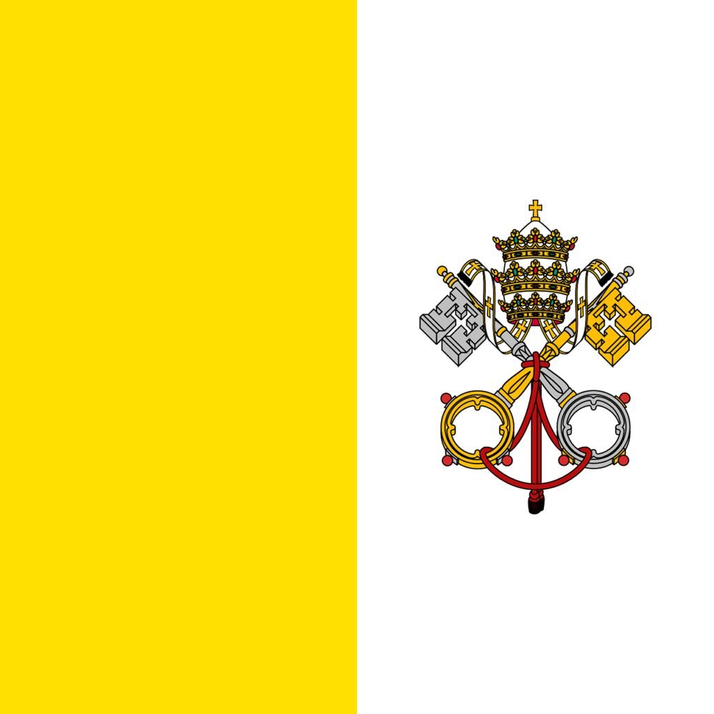 vatican city, flag, national flag