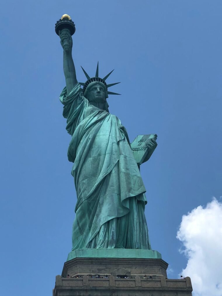 Statue of Liberty under Blue Sky