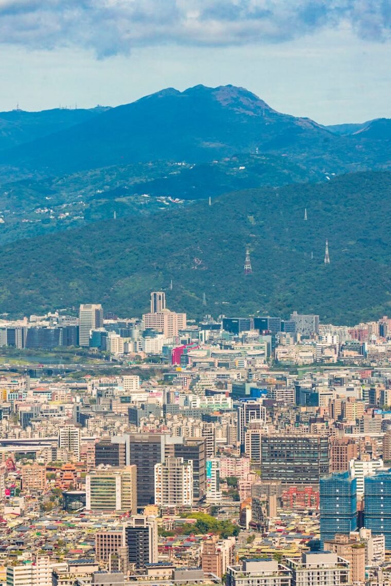 Aerial View of Barcelona, Spain