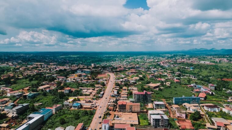 Cityscape of Juba in South Sudan