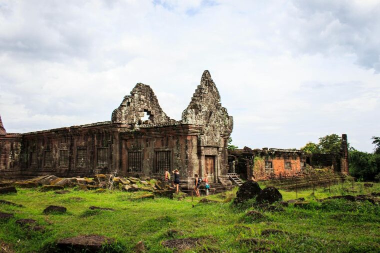 Explore the ancient ruins of Wat Phou, a UNESCO World Heritage site in Laos.